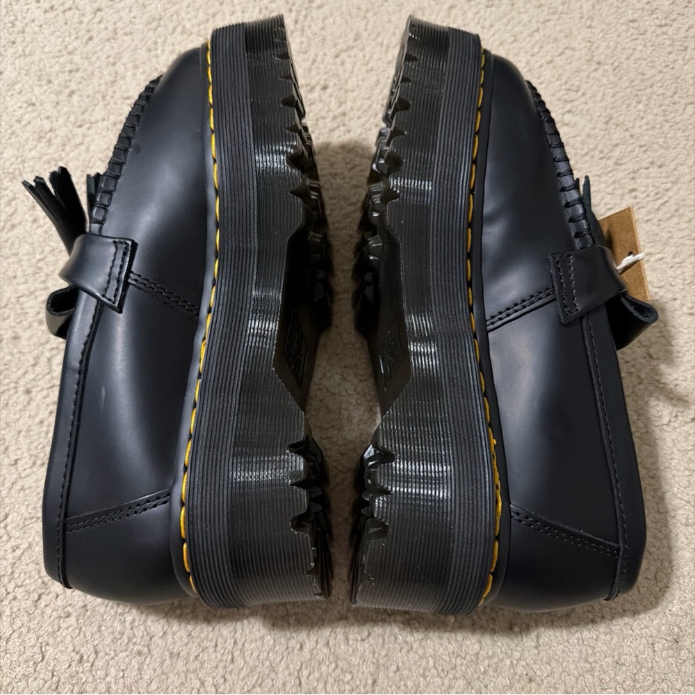 Black Tassel Platform Loafers - Picture 8 of 10